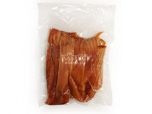 Навага солено-сушеная с перцем (МИЛАРА): Кальмар со вкусом краба (Мясо краба) (Премиум)