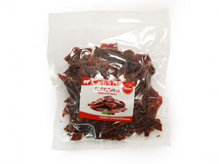 Ряпушка вяленая: Говядина вяленая (строганина)