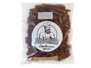 Снапсы со вкусом копченой рыбы: Деревенские гренки с аджикой