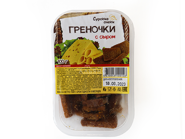 Сурские гренки со вкусом Сыра (100 гр) в Междуреченске