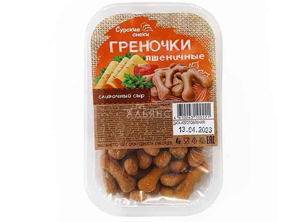 Сурские (ПШЕНИЧНЫЕ) Сливочный сыр (100 гр) в Междуреченске