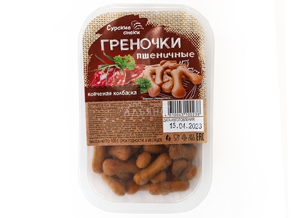 Сурские (ПШЕНИЧНЫЕ) Копченая колбаска (100 гр) в Междуреченске
