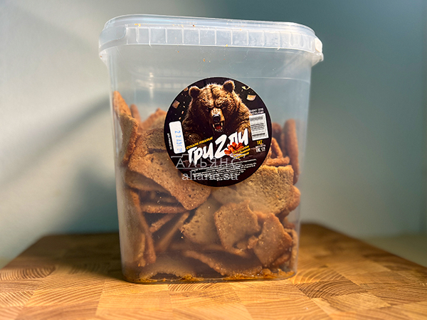 Ведро Ржаные гренки со вкусом Крылышки Барбекю (1 кг) в Междуреченске