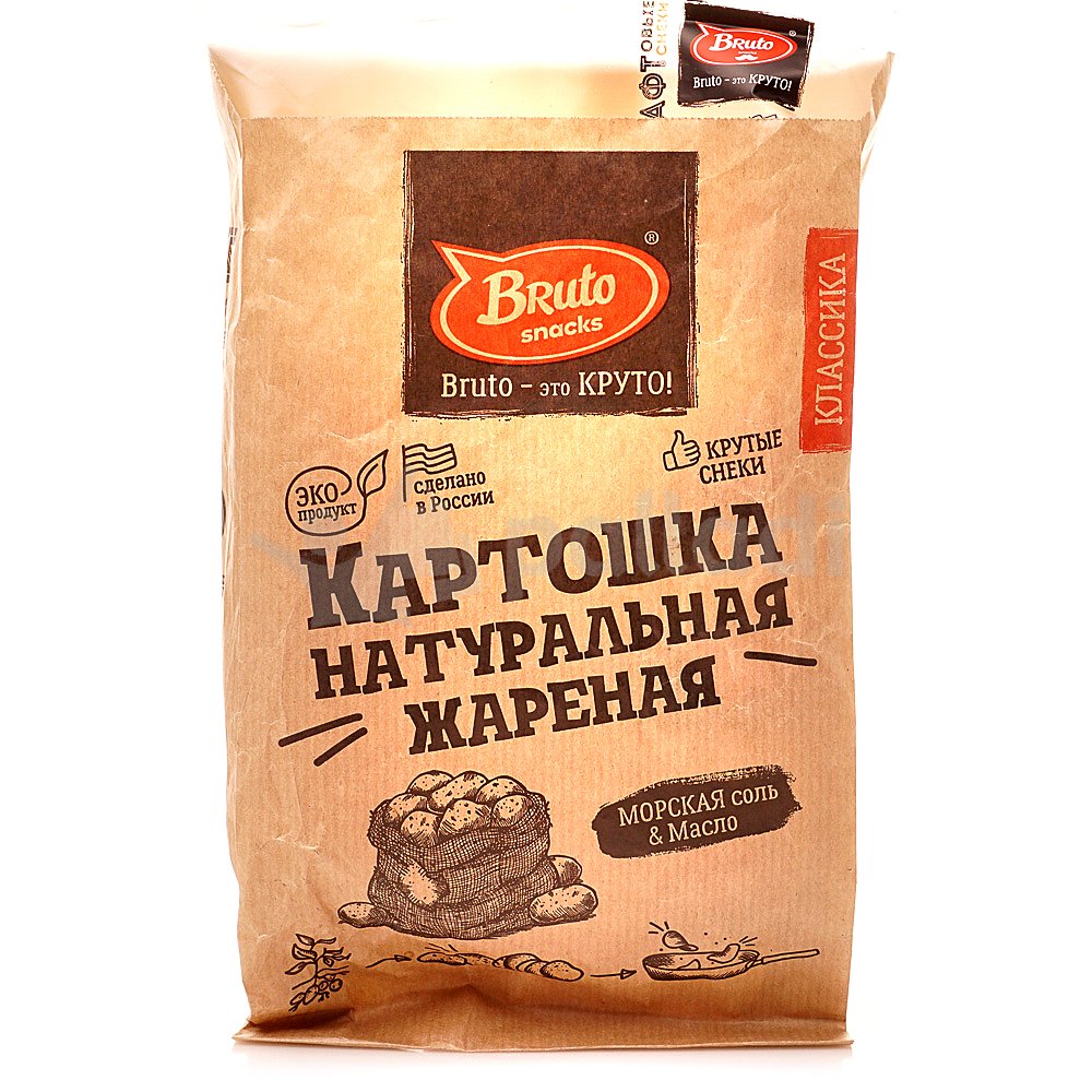 Картофель «Бруто» с солью 70 гр. в Междуреченске